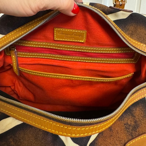 NWT DOONEY & BOURKE 🦆 RARE Vintage Giraffe Duffle Satchel Shoulder Bag - Picture 11 of 11